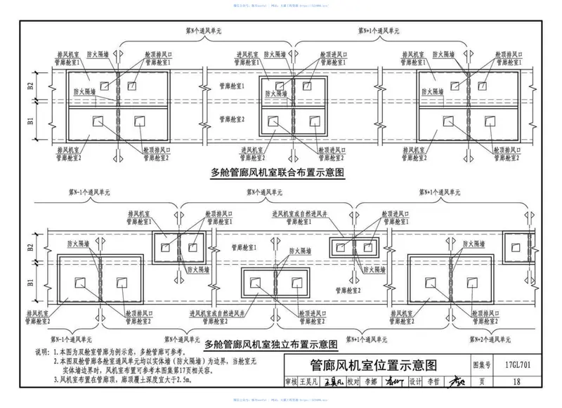 17GL701综合管廊通风设施设计与施工 预览图