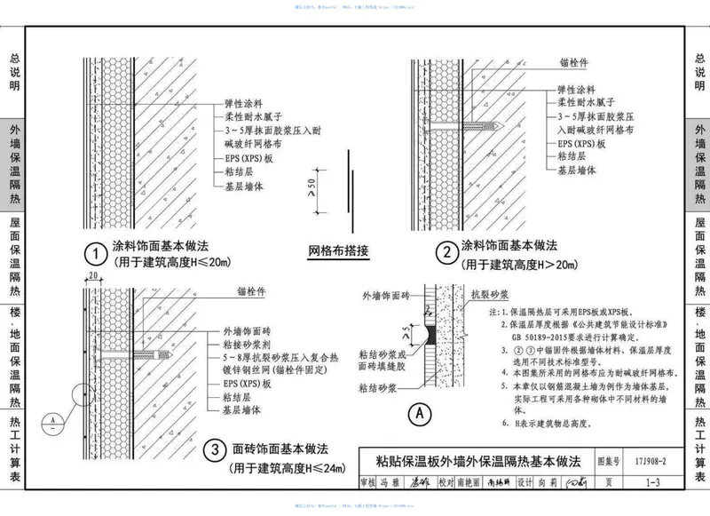 17J908-2公共建筑节能构造-夏热冬冷和夏热冬暖地区 预览图