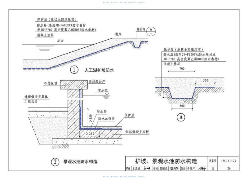 18CJ40-27建筑防水系统构造（二十七） 预览图