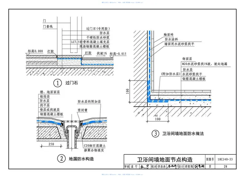 18CJ40-33建筑防水系统构造(三十三) 预览图