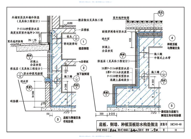 18CJ40-40建筑防水系统构造（四十） 预览图