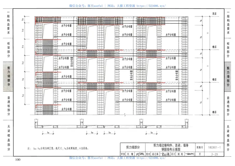18G901-1混凝土结构施工钢筋排布规则与构造详图（现浇混凝土框架、剪力墙、梁、板） 预览图