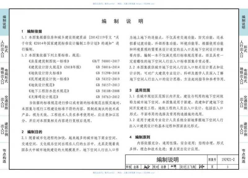 19J921-2：城市地下空间人行出入口 预览图