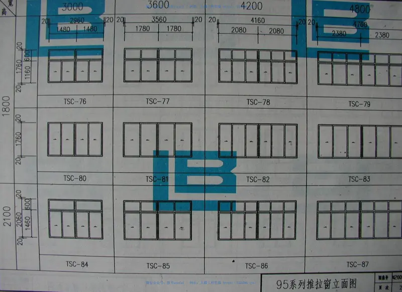 辽2001J709PVC塑料门窗(欧美式) 预览图