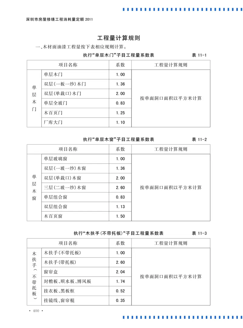 深圳市房屋修缮工程消耗量定额2011下册 预览图