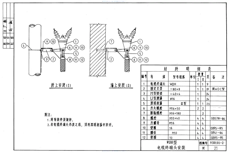 2.93D101-2户外电力电缆终端头 预览图