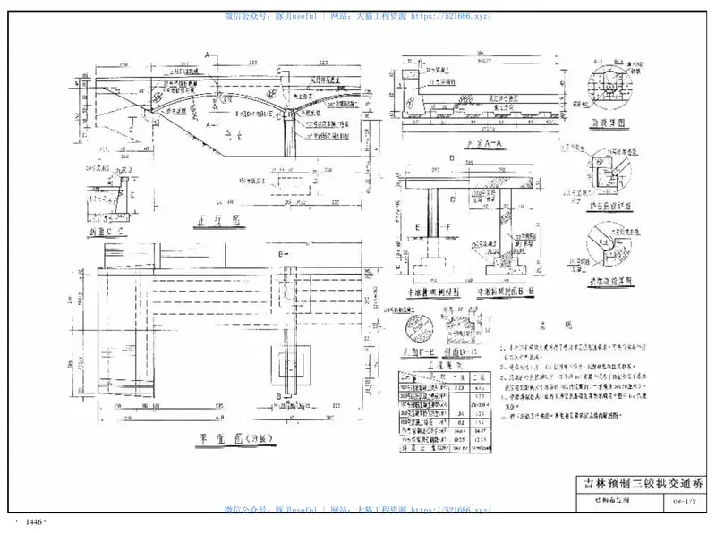 8p农用桥工程设计图集 预览图