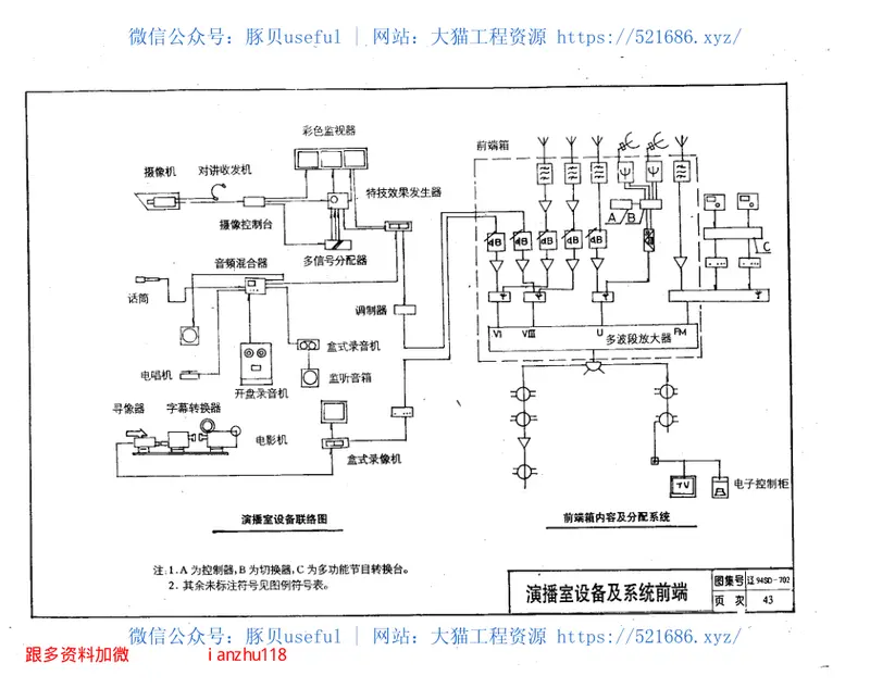 辽94D702民用建筑有线电视安装图 预览图