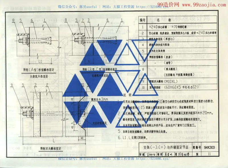 94K303分体式空调器安装 预览图