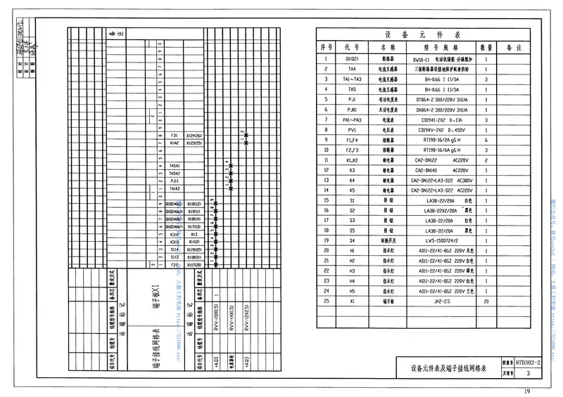 97D302-2低压母线分段断路器二次接线 预览图
