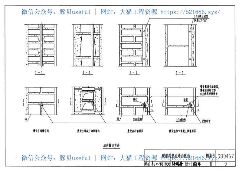 98D467硬塑料管配线安装 预览图
