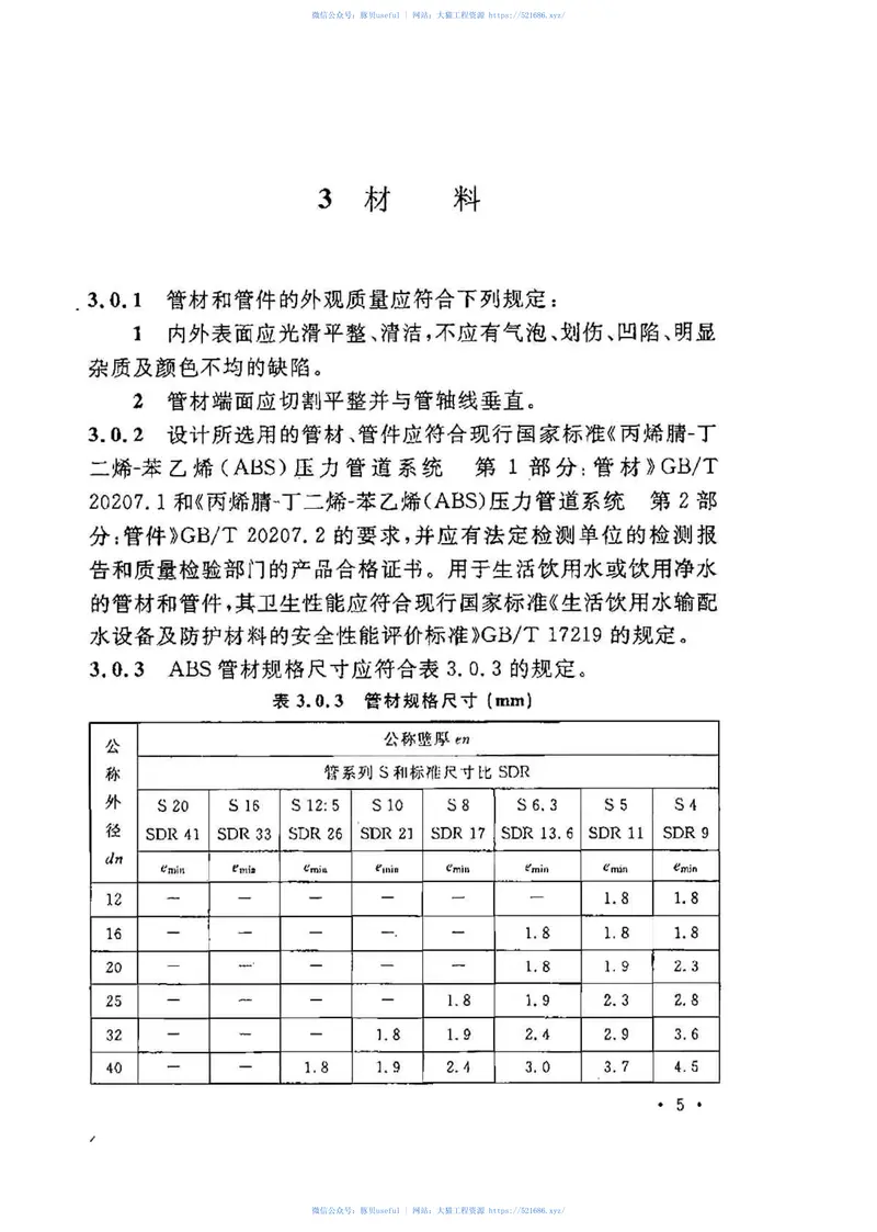 CECS270-2010给水排水丙烯腈-丁二烯-苯乙烯(ABS)管管道工程技术规程 预览图