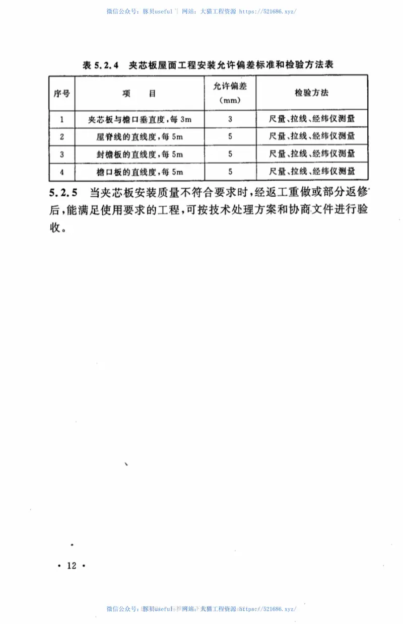 CECS304-2011建筑用金属面绝热夹芯板安装及验收规程 预览图