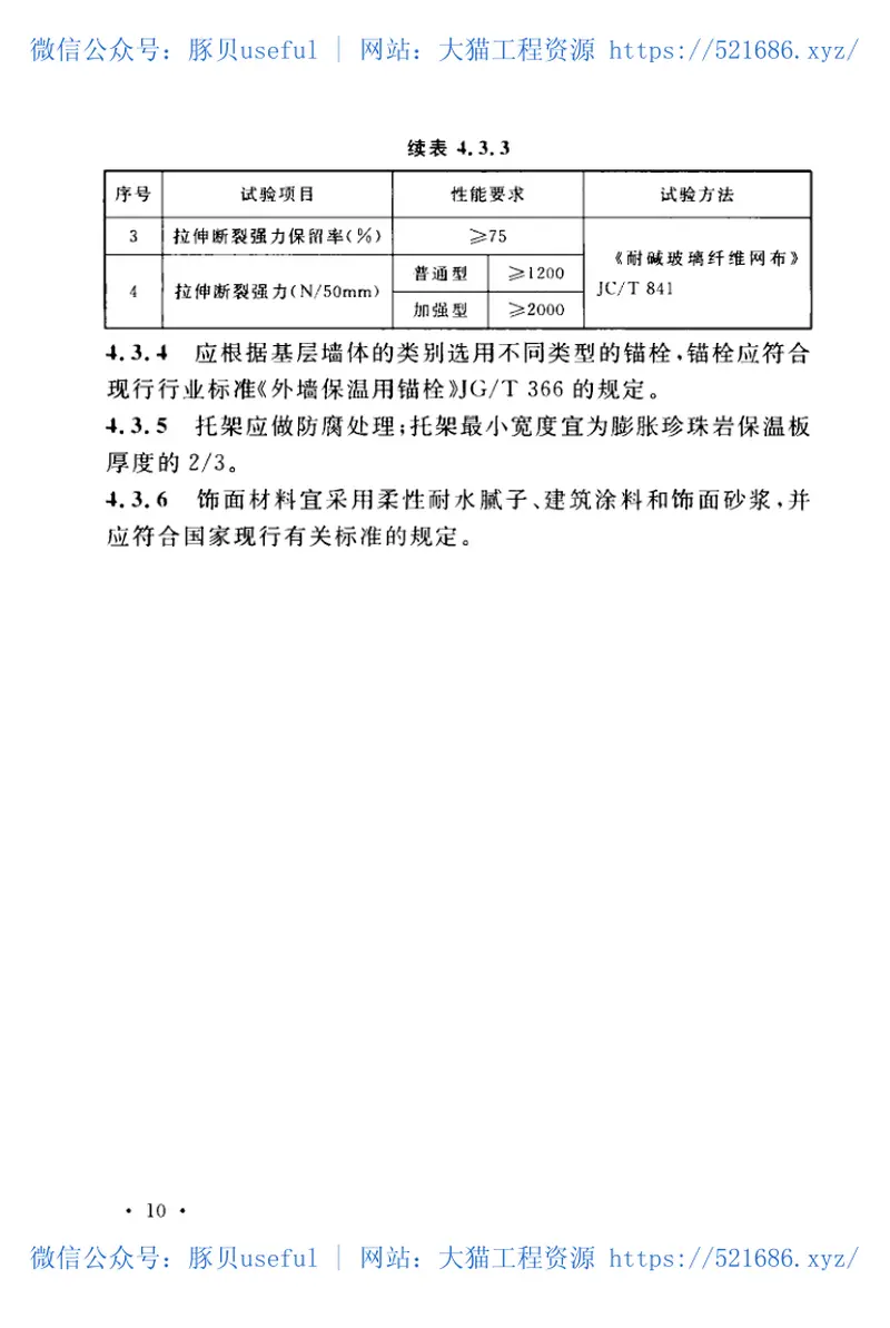 CECS380-2014膨胀珍珠岩保温板薄抹灰外墙外保温工程技术规程 预览图