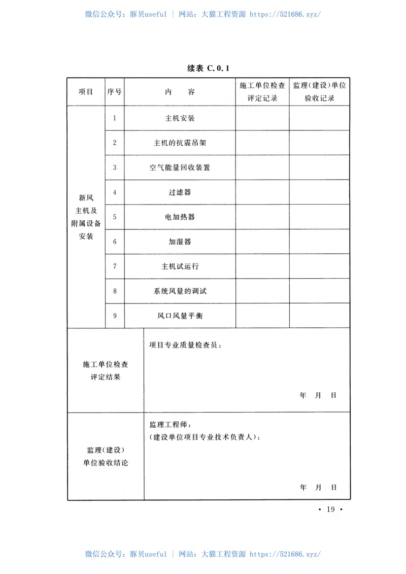 CECS439-2016民用建筑新风系统工程技术规程 预览图