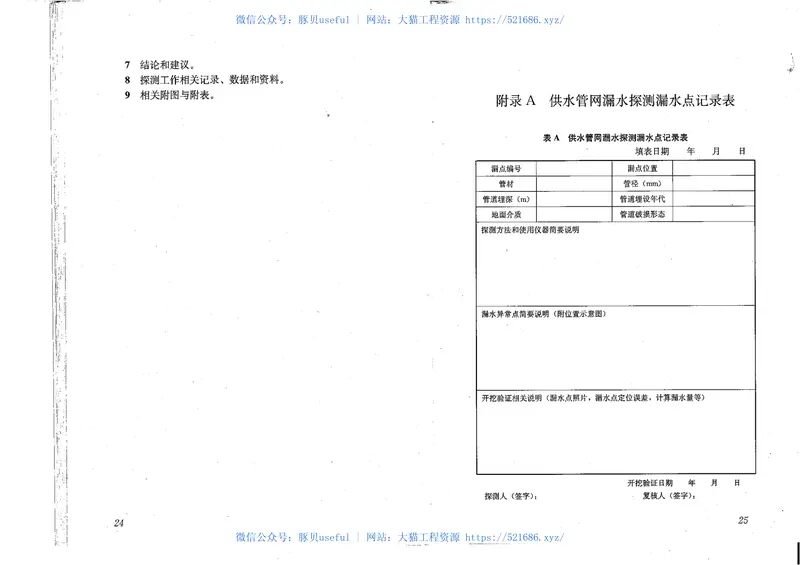 CJJ159-2011城镇供水管网漏水探测技术规程 预览图