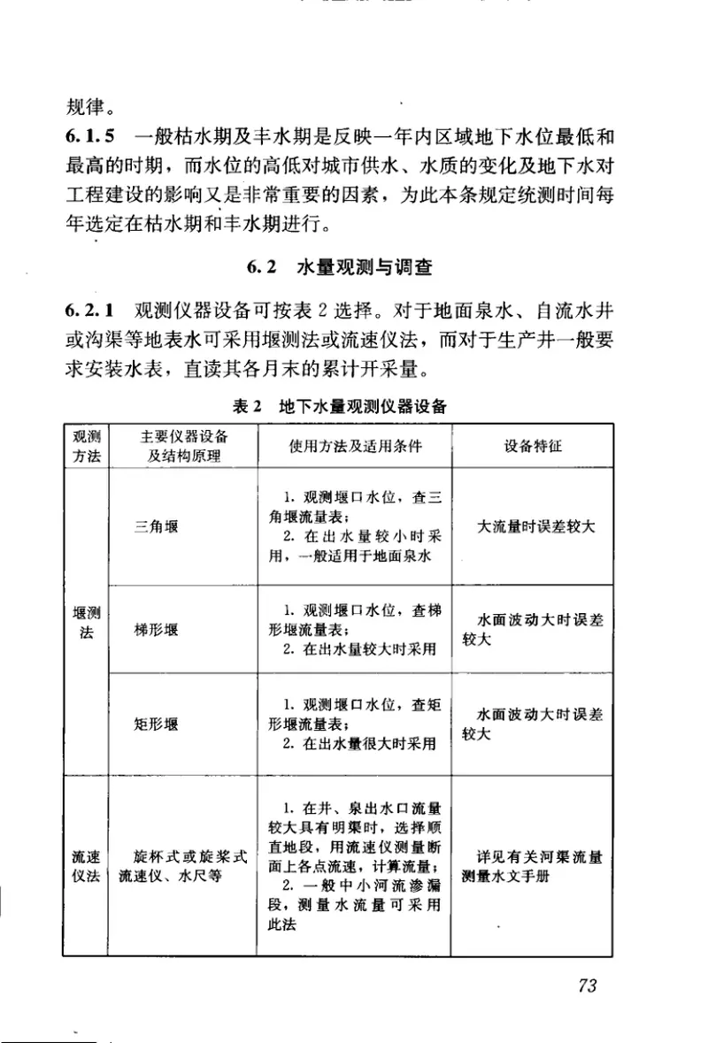 CJJ76-2012城市地下水动态观测规程 预览图