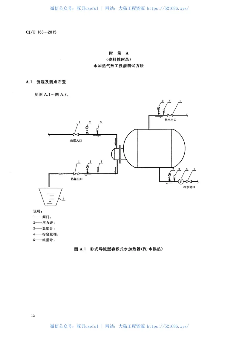 CJT163-2015导流型容积式水加热器和半容积式水加热器 预览图