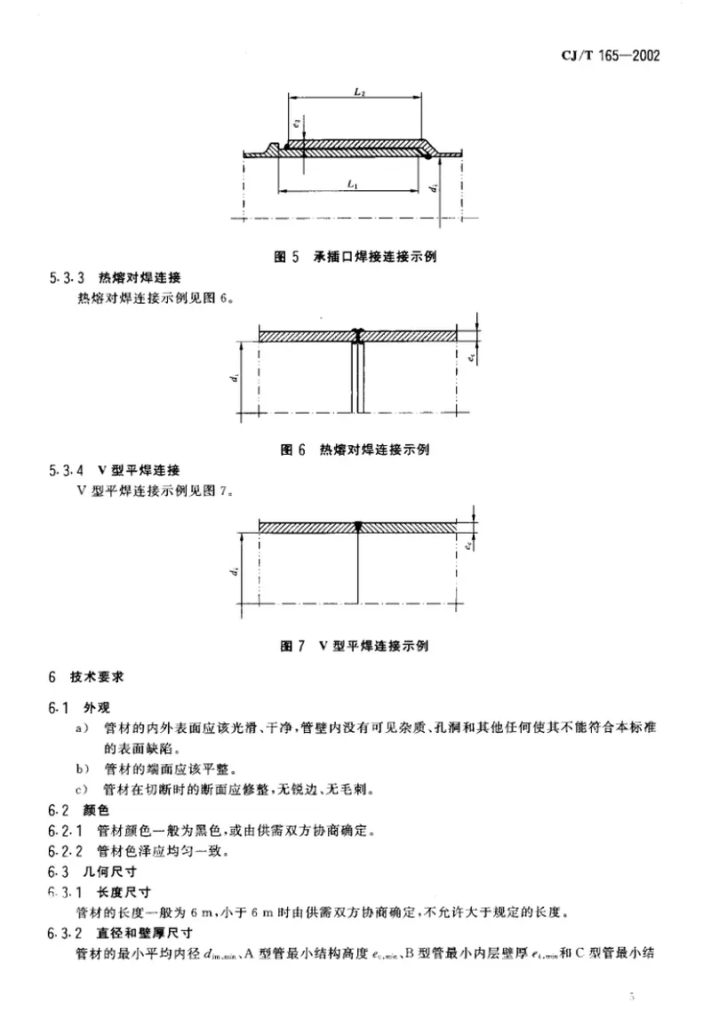 CJT165-2002高密度聚乙烯缠绕结构壁管材 预览图