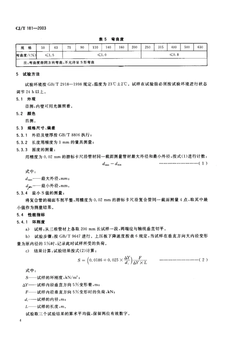 CJT181-2003给水用孔网钢带聚乙烯复合管 预览图