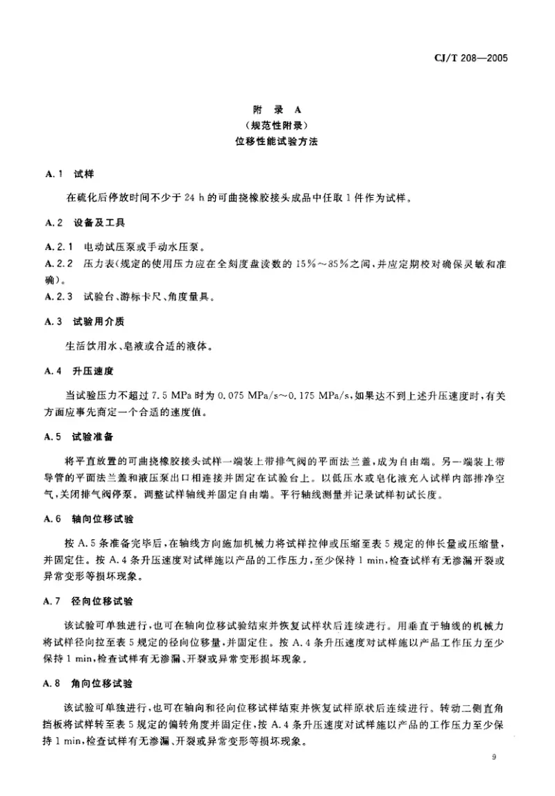 CJT208-2005可曲挠橡胶接头 预览图