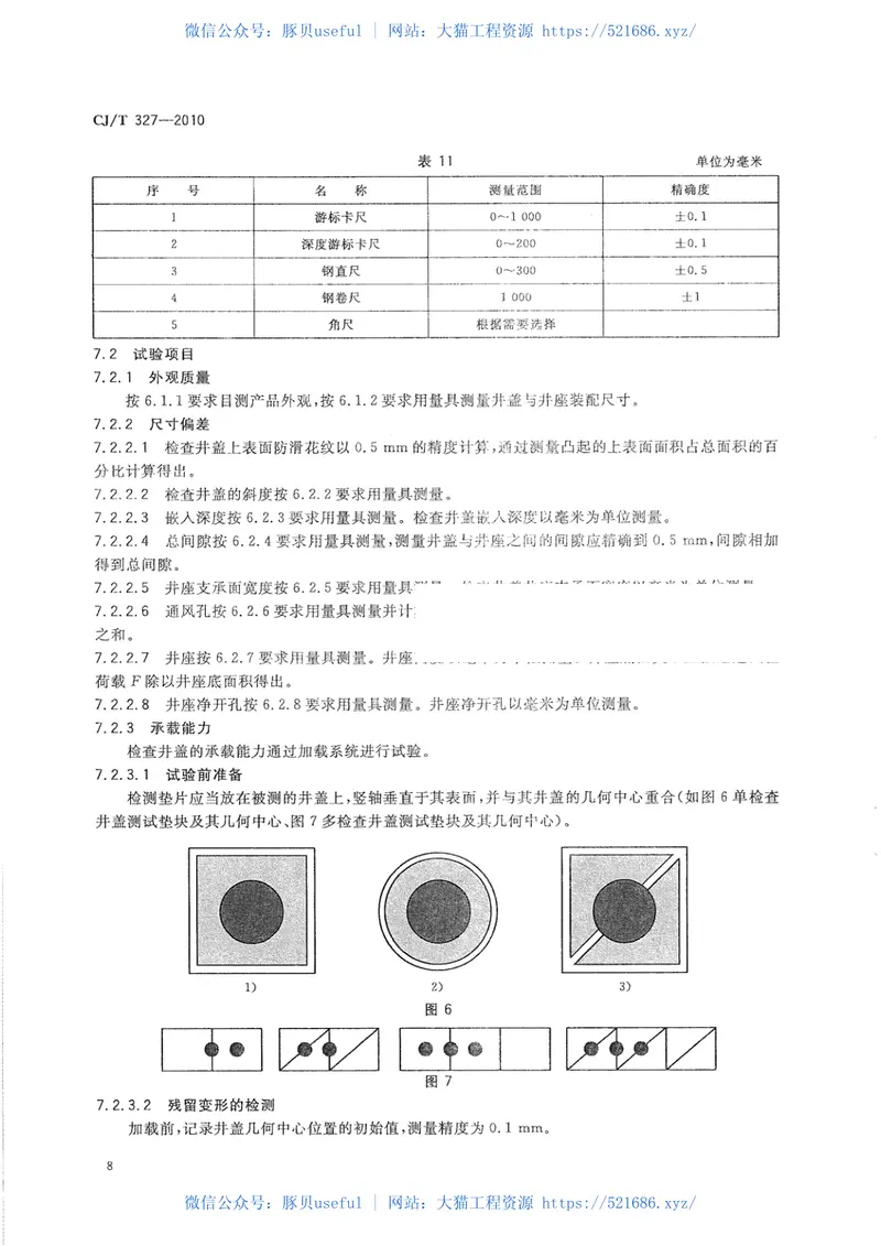 CJT327-2010球墨铸铁复合树脂检查井盖 预览图