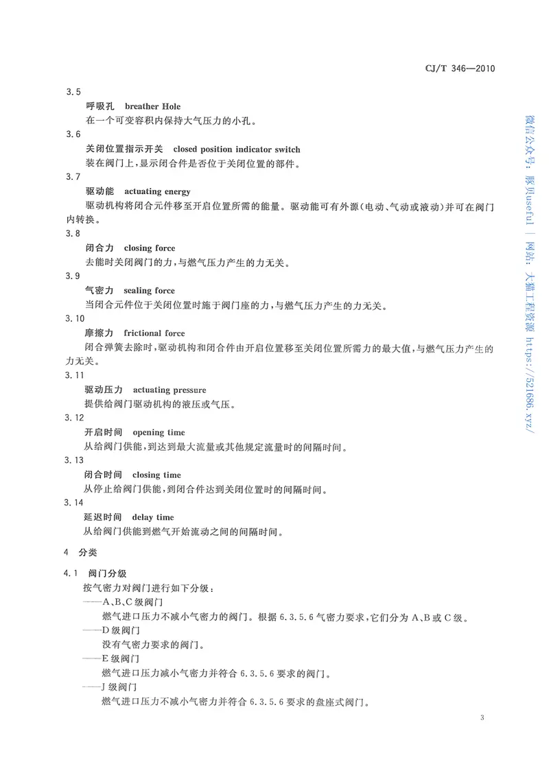 CJT346-2010家用燃具自动截止阀 预览图