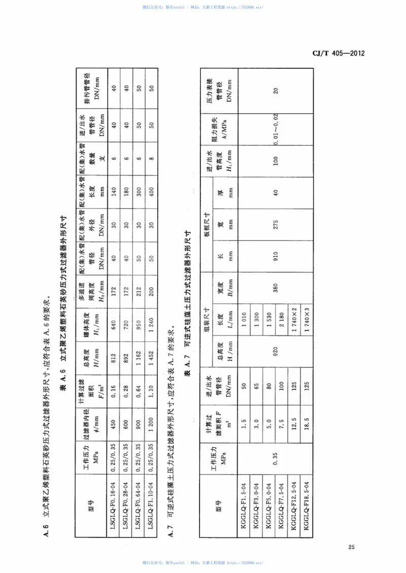 CJT405-2012游泳池用压力式过滤器 预览图