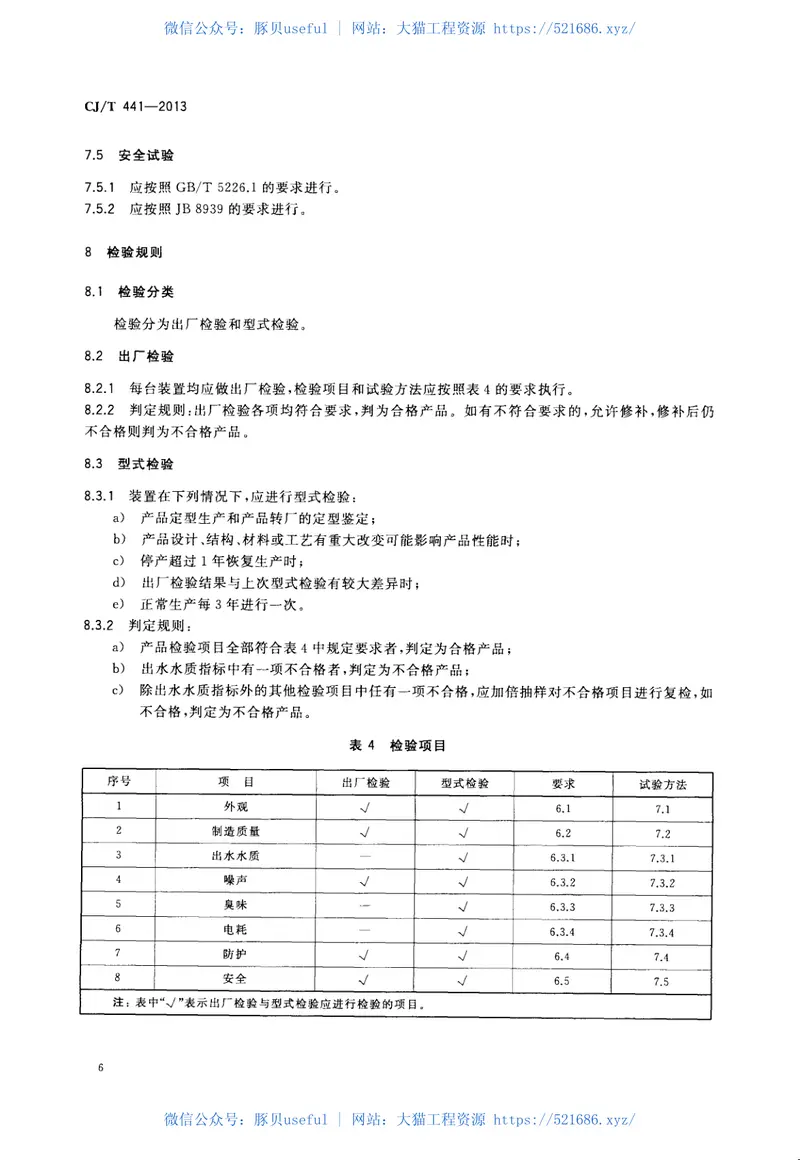 CJT441-2013户用生活污水处理装置 预览图