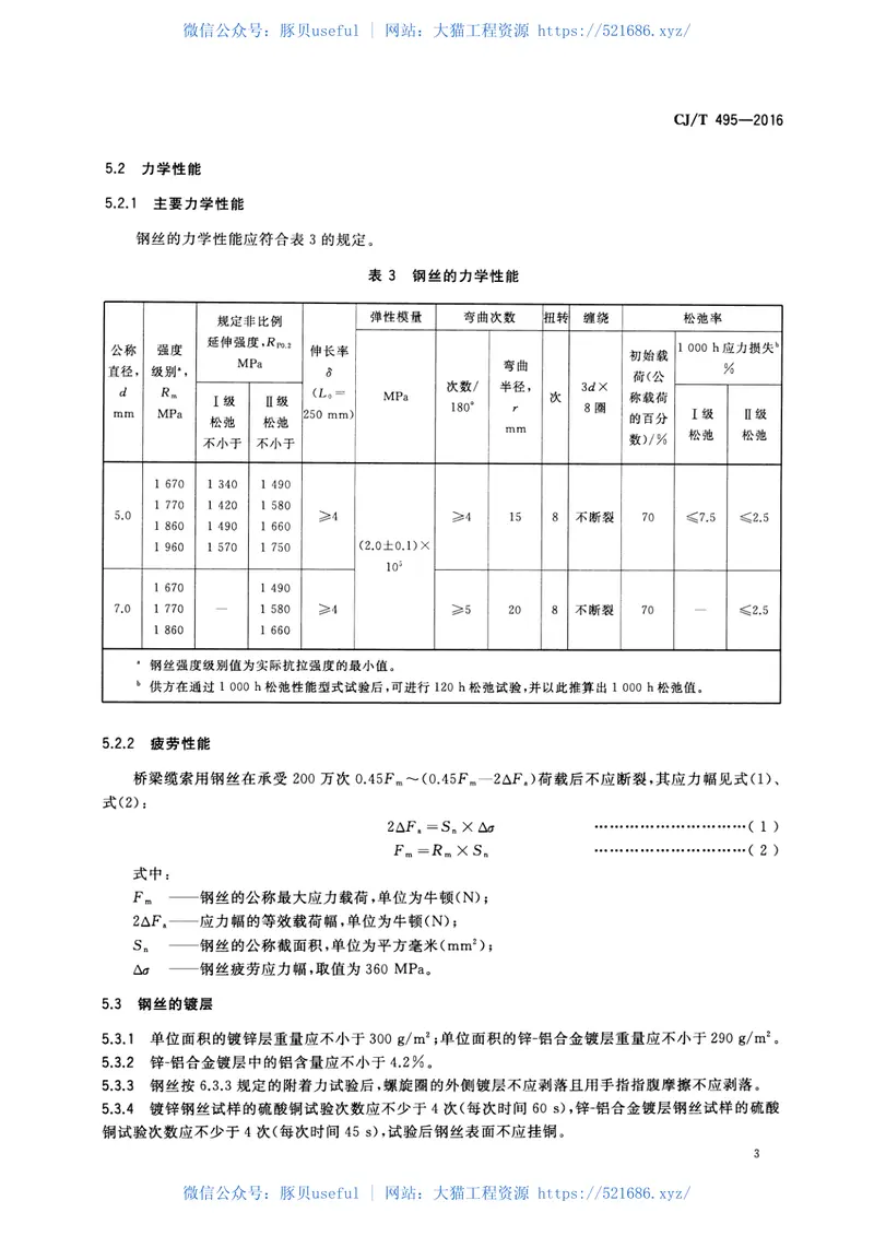CJT495-2016城市桥梁缆索用钢丝 预览图