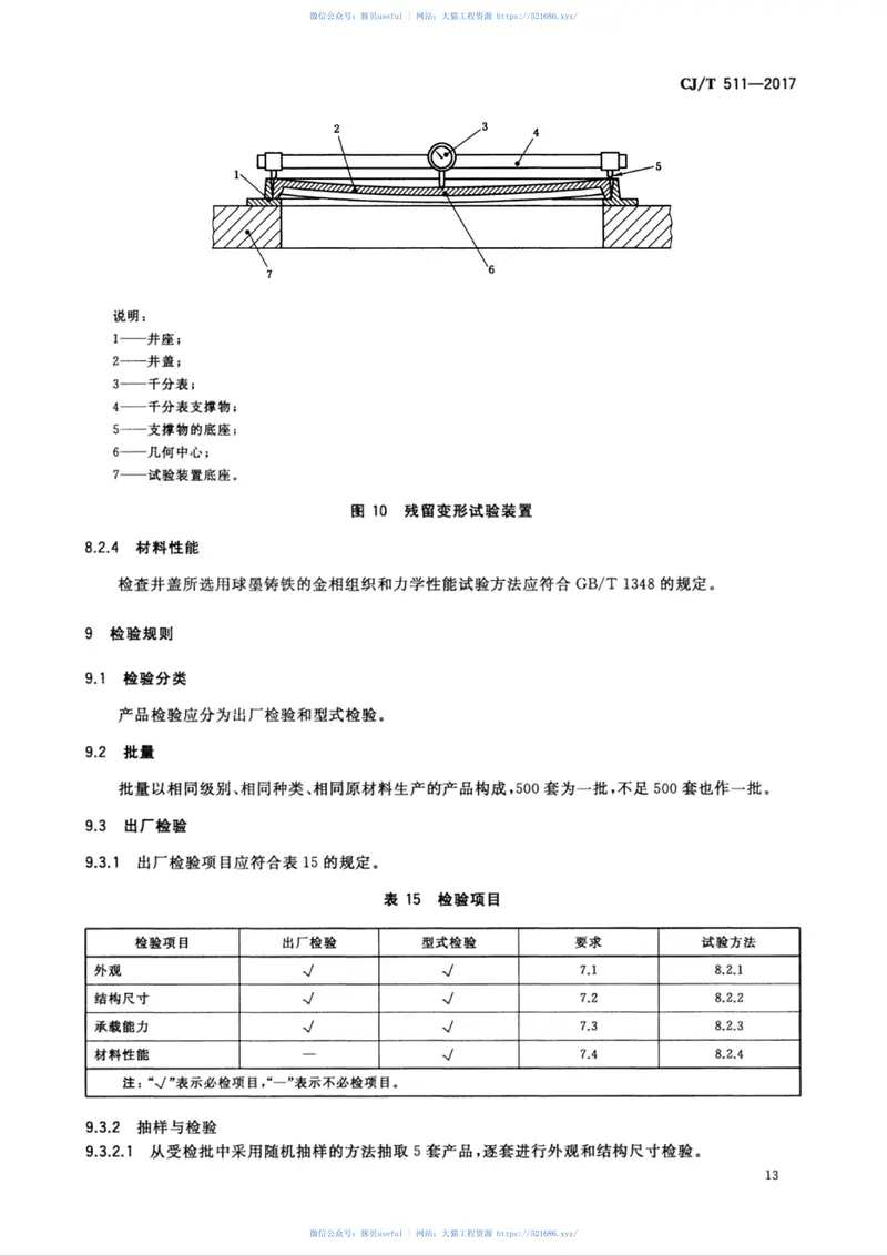 CJT511-2017铸铁检查井盖 预览图