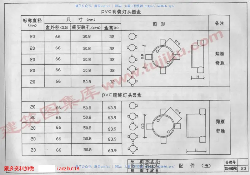 苏D9702_无增塑阻燃型PVC配线管安装图籍 预览图