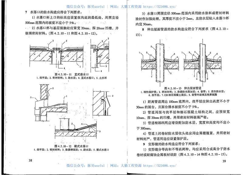 DBJ15-19-2006建筑防水工程技术规程(完整版) 预览图