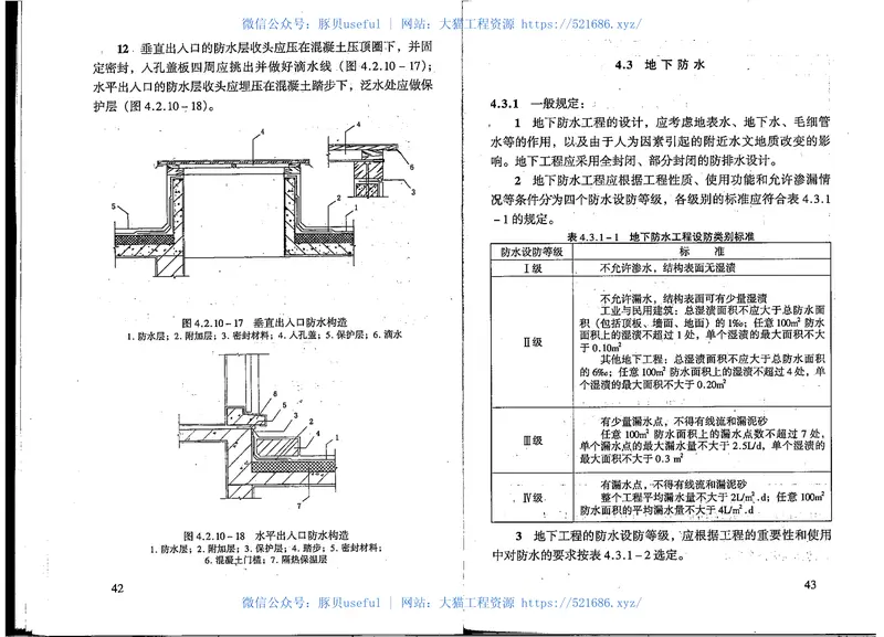 DBJ15-19-2006建筑防水工程技术规程(完整版) 预览图