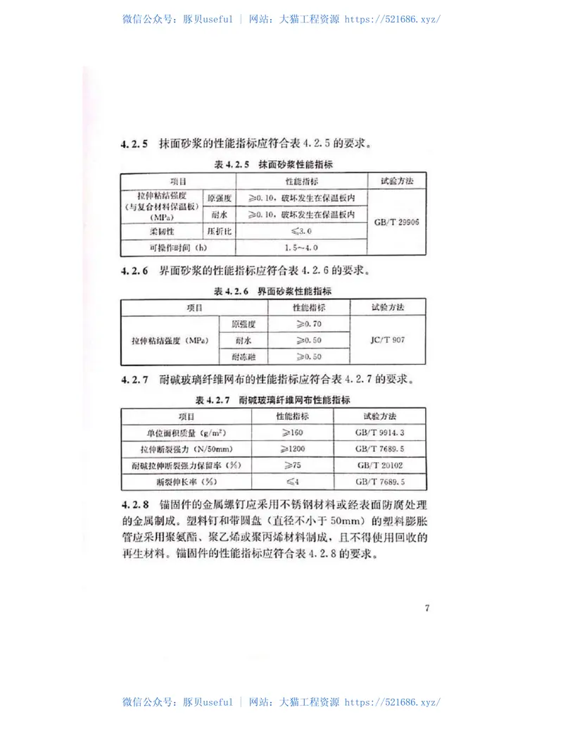 DGJ32-TJ204-2016复合材料保温板外墙外保温系统应用技术规程 预览图