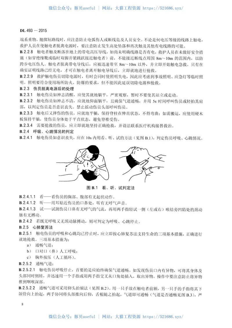 DL493-2015农村低压安全用电规程 预览图