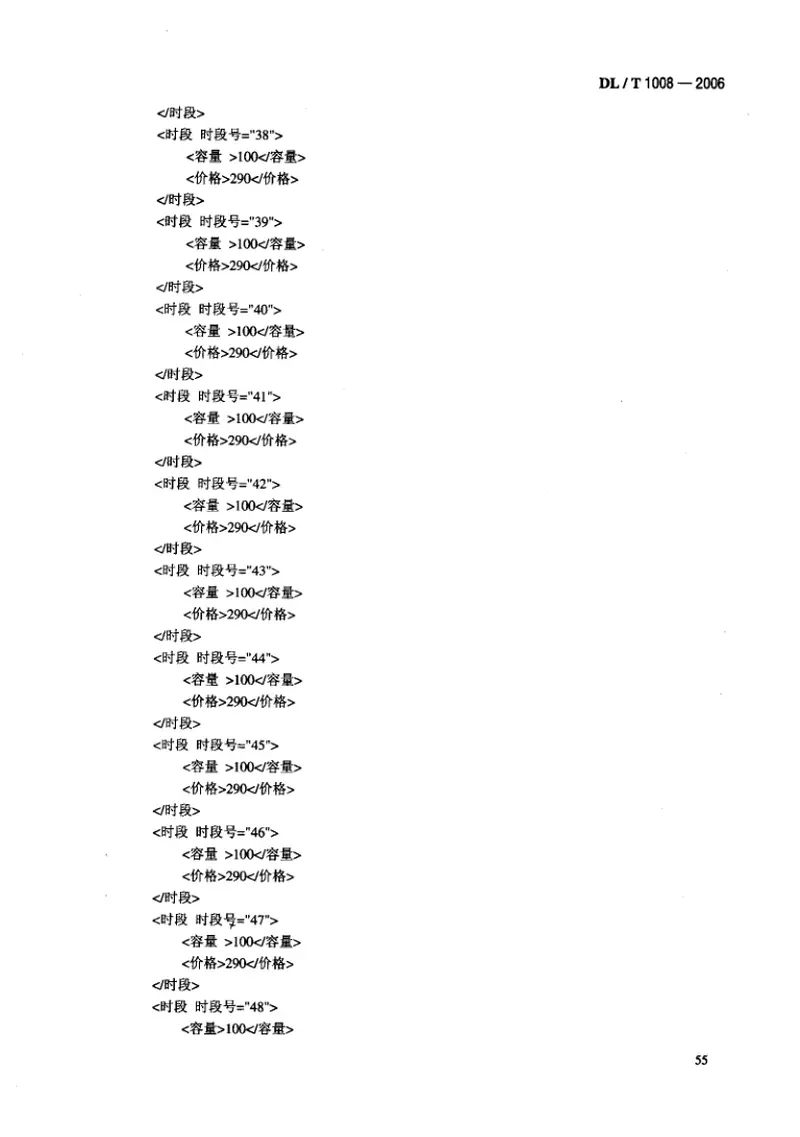 DLT1008-2006电力市场运营系统功能规范和技术要求 预览图