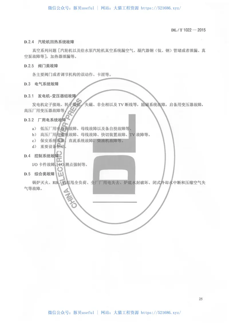 DLT1022-2015火电机组仿真机技术规范 预览图