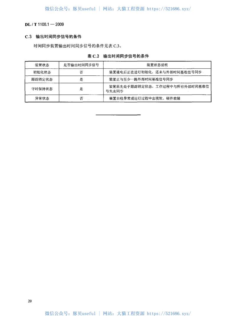 DLT1100-2009电力系统的时间同步系统(第1-2部分) 预览图