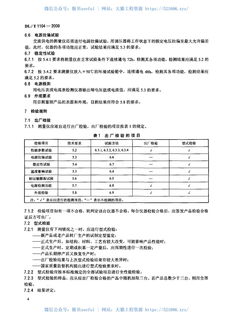 DLT1104-2009电位器式仪器测量仪 预览图