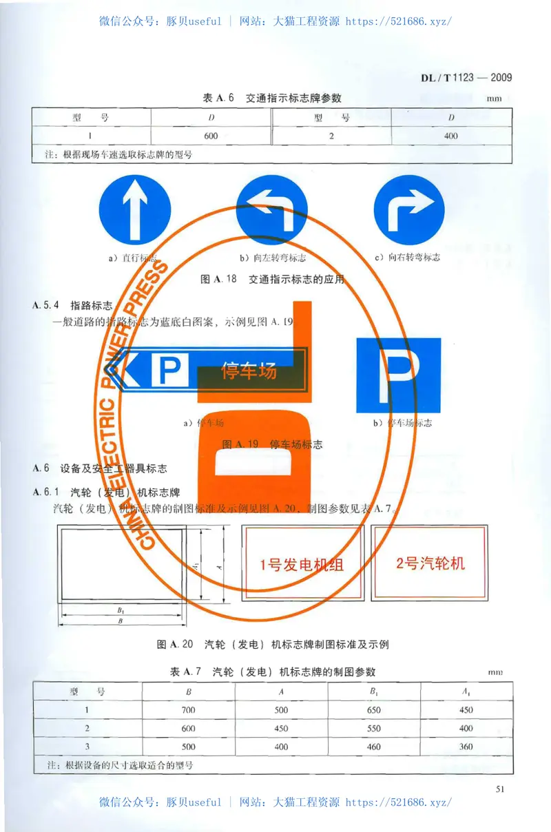 DLT1123-2009火力发电企业生产安全设施配置 预览图