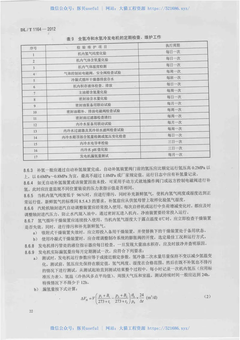 DLT1164-2012汽轮发电机运行导则 预览图