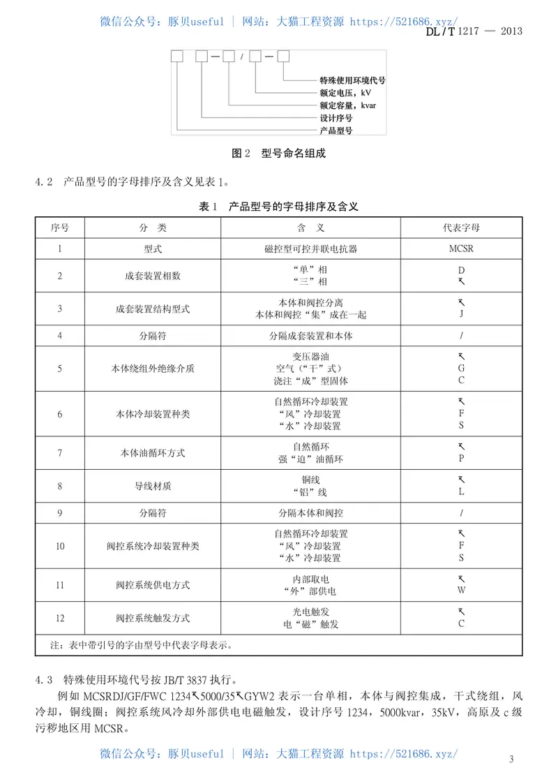 DLT1217-2013磁控型可控并联电抗器技术规范 预览图