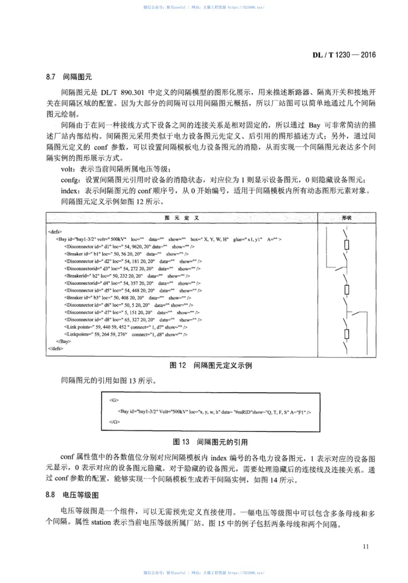 DLT1230-2016电力系统图形描述规范 预览图
