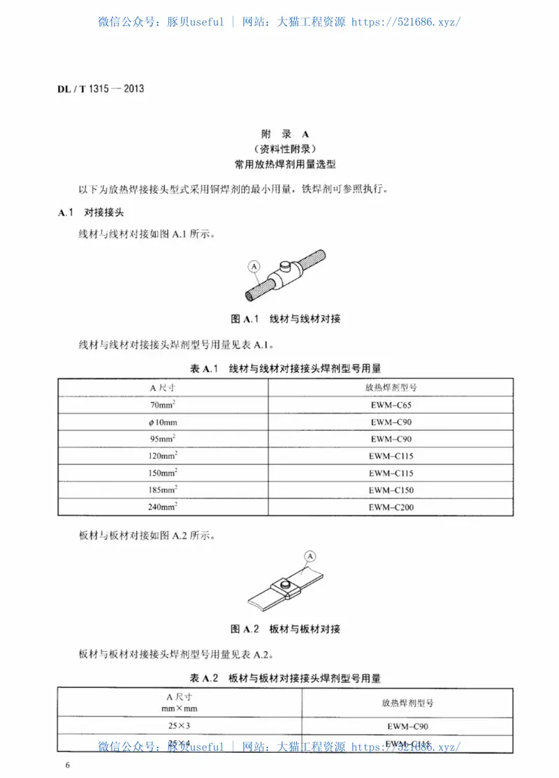 DLT1315-2013电力工程接地装置用放热焊剂技术条件 预览图