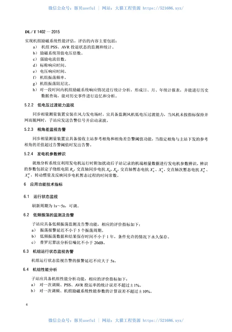 DLT1402-2015厂站端同步相量应用技术规范 预览图