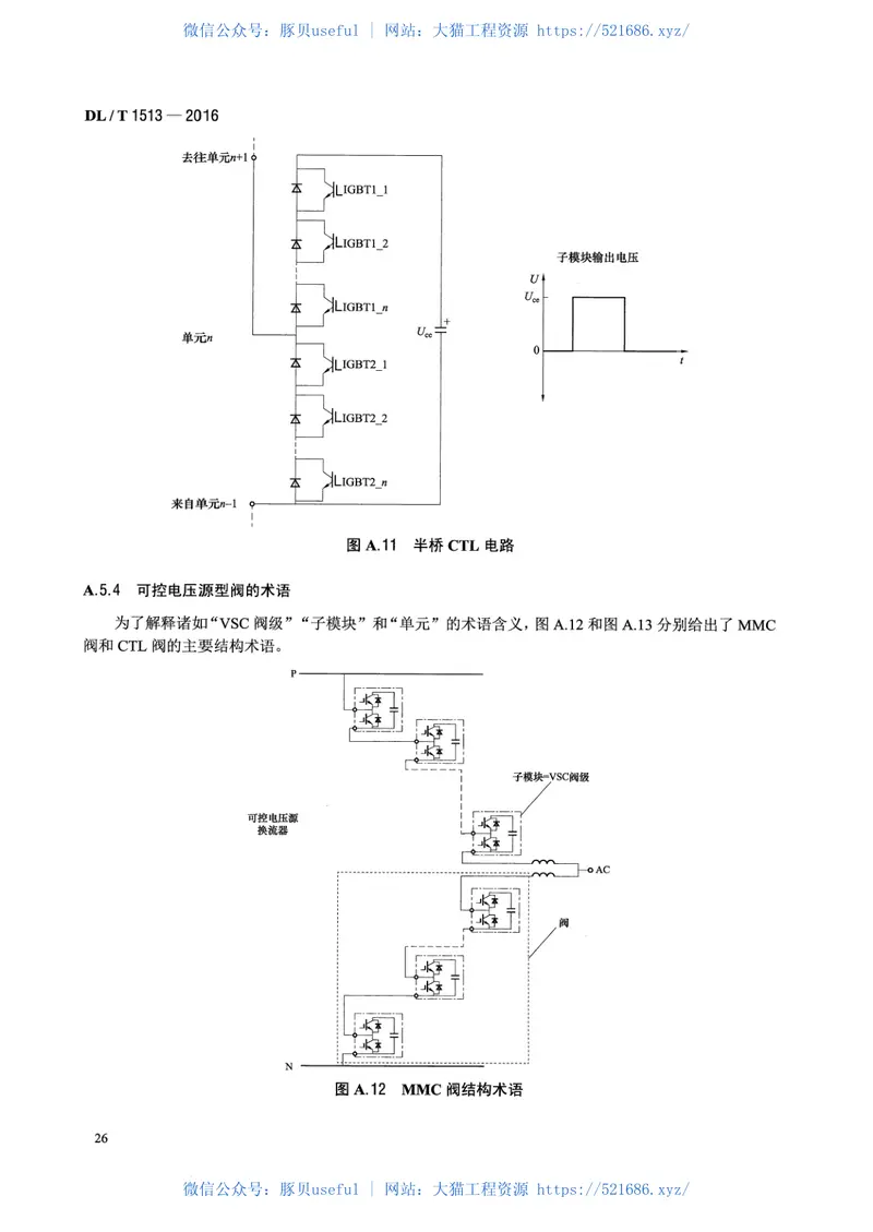 DLT1513-2016柔性直流输电用电压源型换流阀电气试验 预览图