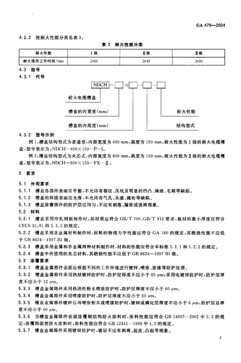 GA479-2004耐火电缆槽盒 预览图