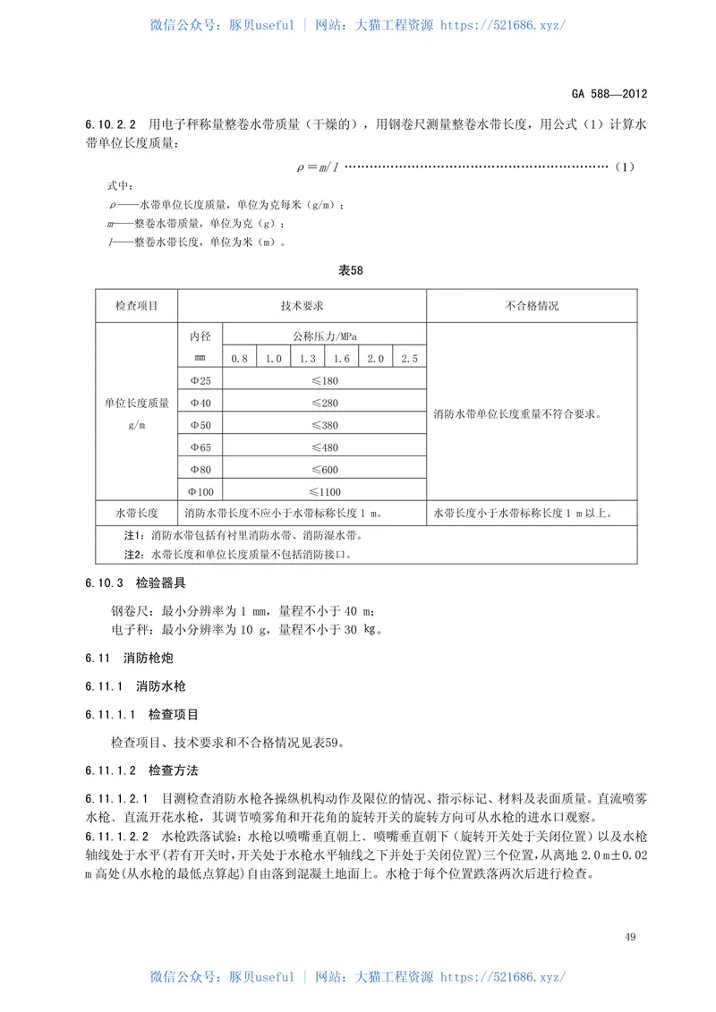 GA588-2012消防产品现场检查判定规则 预览图