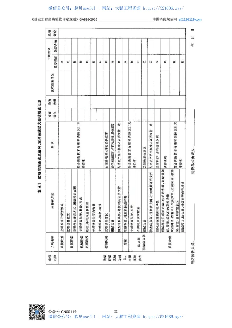 GA836-2016建设工程消防验收评定规则 预览图